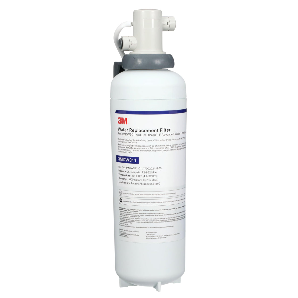 Aqua Pure Under Sink Drinking Water Filtration System w (3MDW301 System (Includes Faucet))