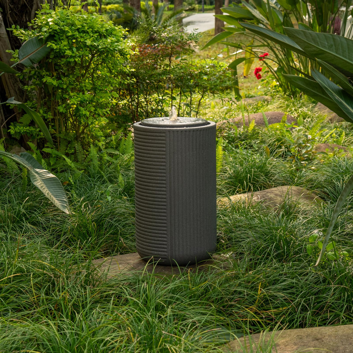 23.22” H Outdoor Water Fountain Made with Eco (23.22")
