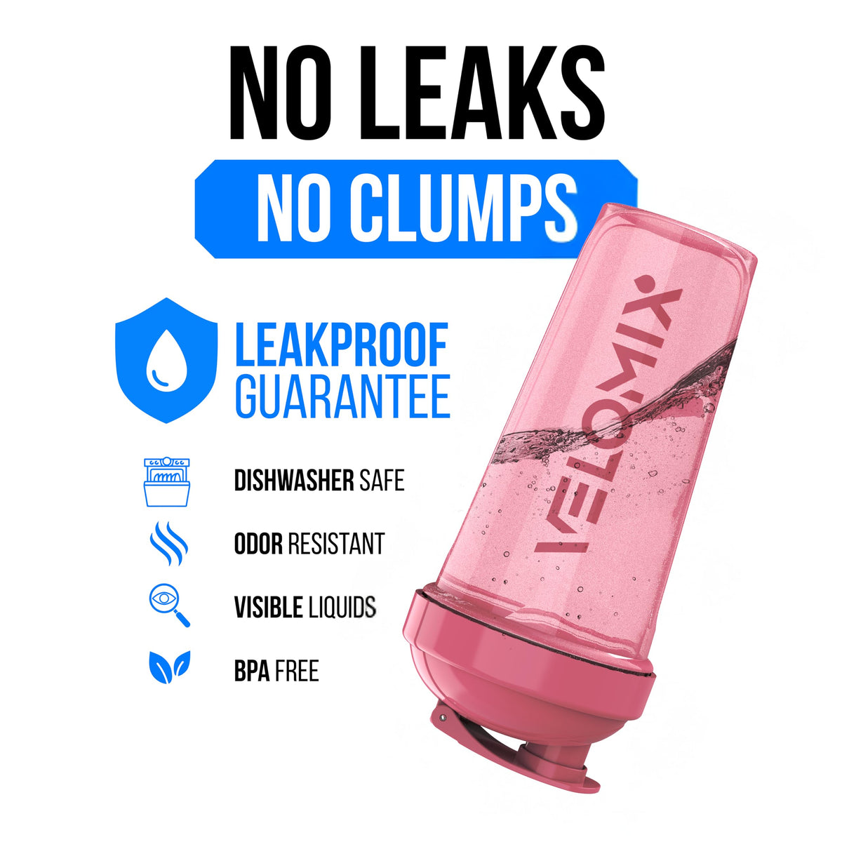 2 Pack 28oz Protein Shaker Bottle for Protein Mixes (A3) Pink / Turquoise)