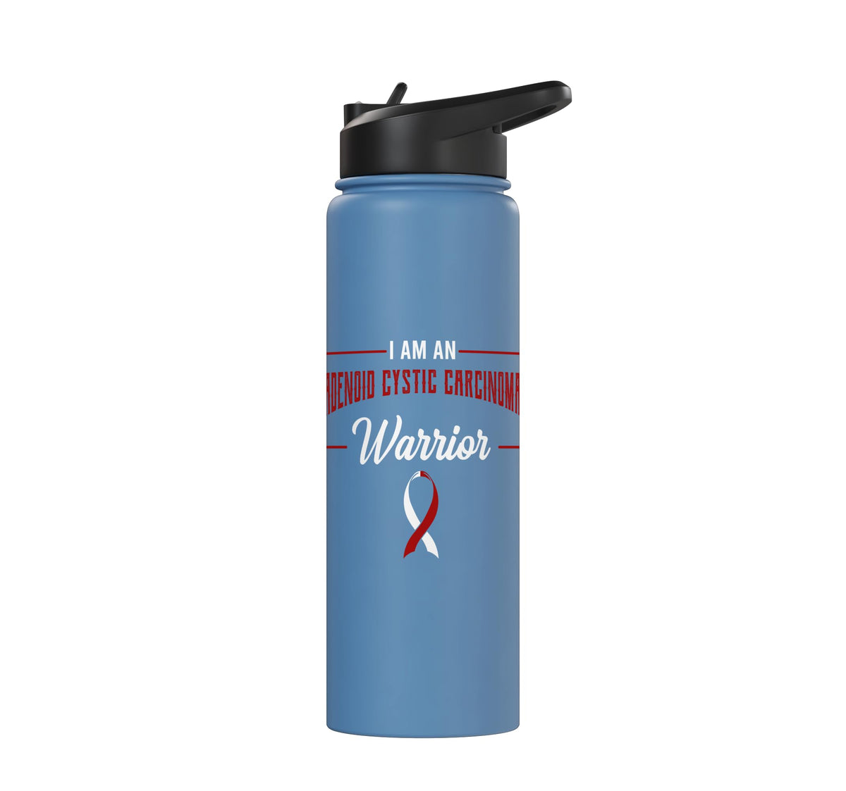 I Am A Warrior Adenoid Cystic Carcinoma ACC Adenoidcystic Stainless Steel Insulated Water Bottle