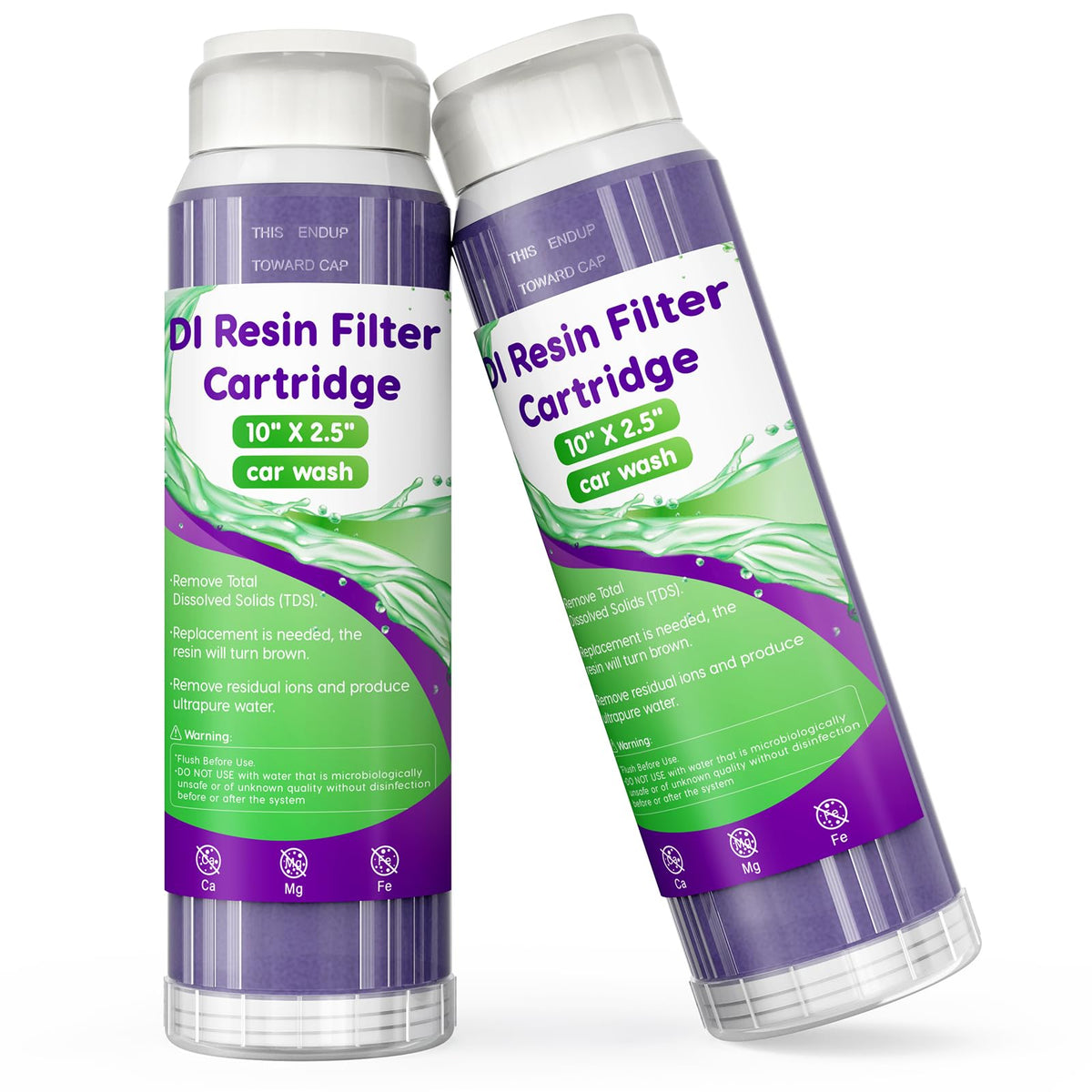 Mixed Bed DI Resin Filter Cartridge (2.5''x 10'' Cartridge)