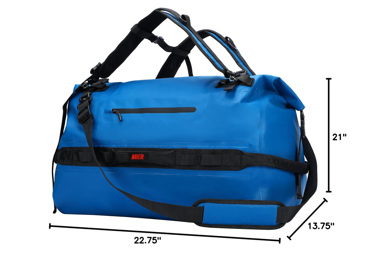 Large Waterproof Duffel Bag (Dark Blue / 80L)