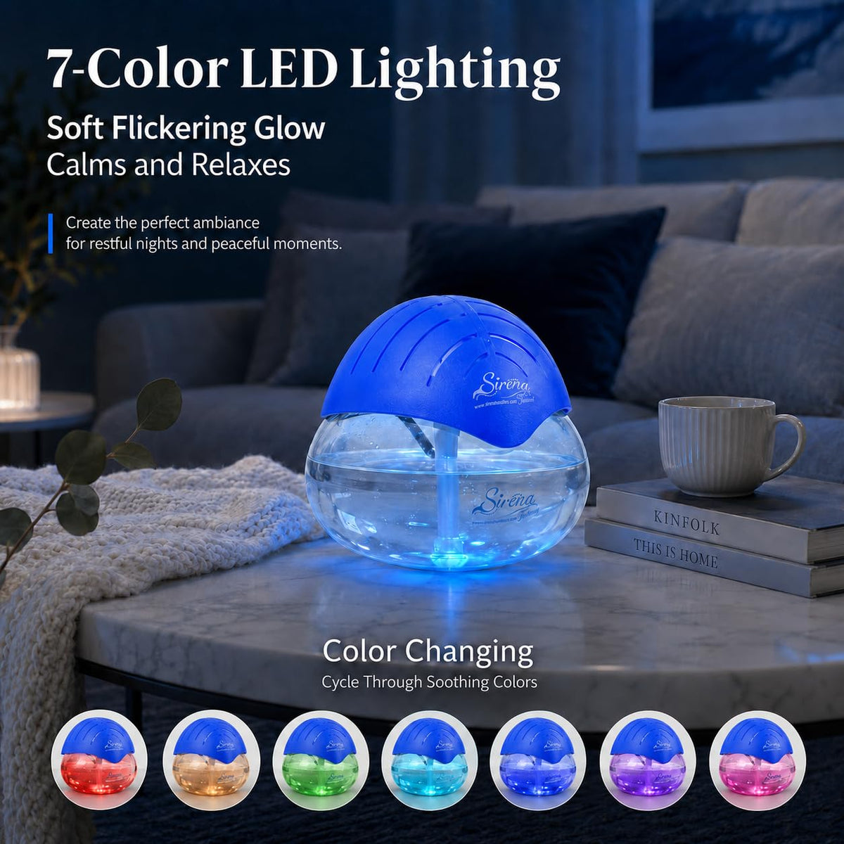 Twister Air Purifier with Water Filter (Blue)