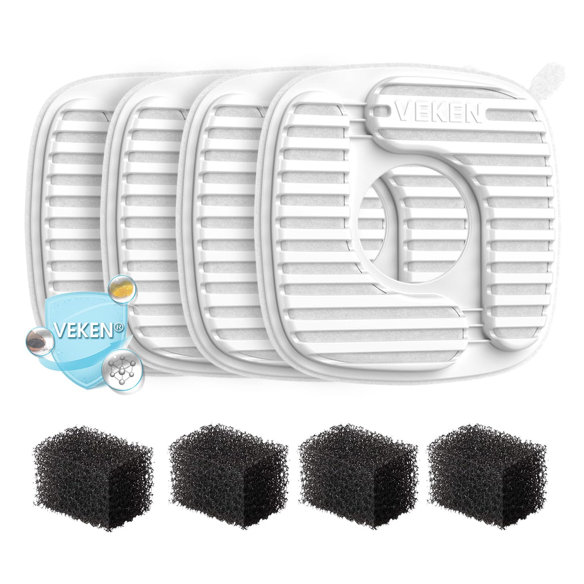 PP Housing Cat Water Fountain Filters