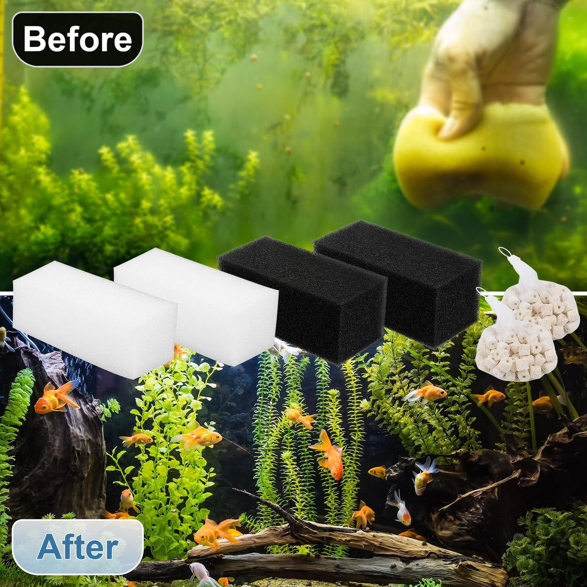 3Stage Filtration Replace for Fluval AquaClear 110