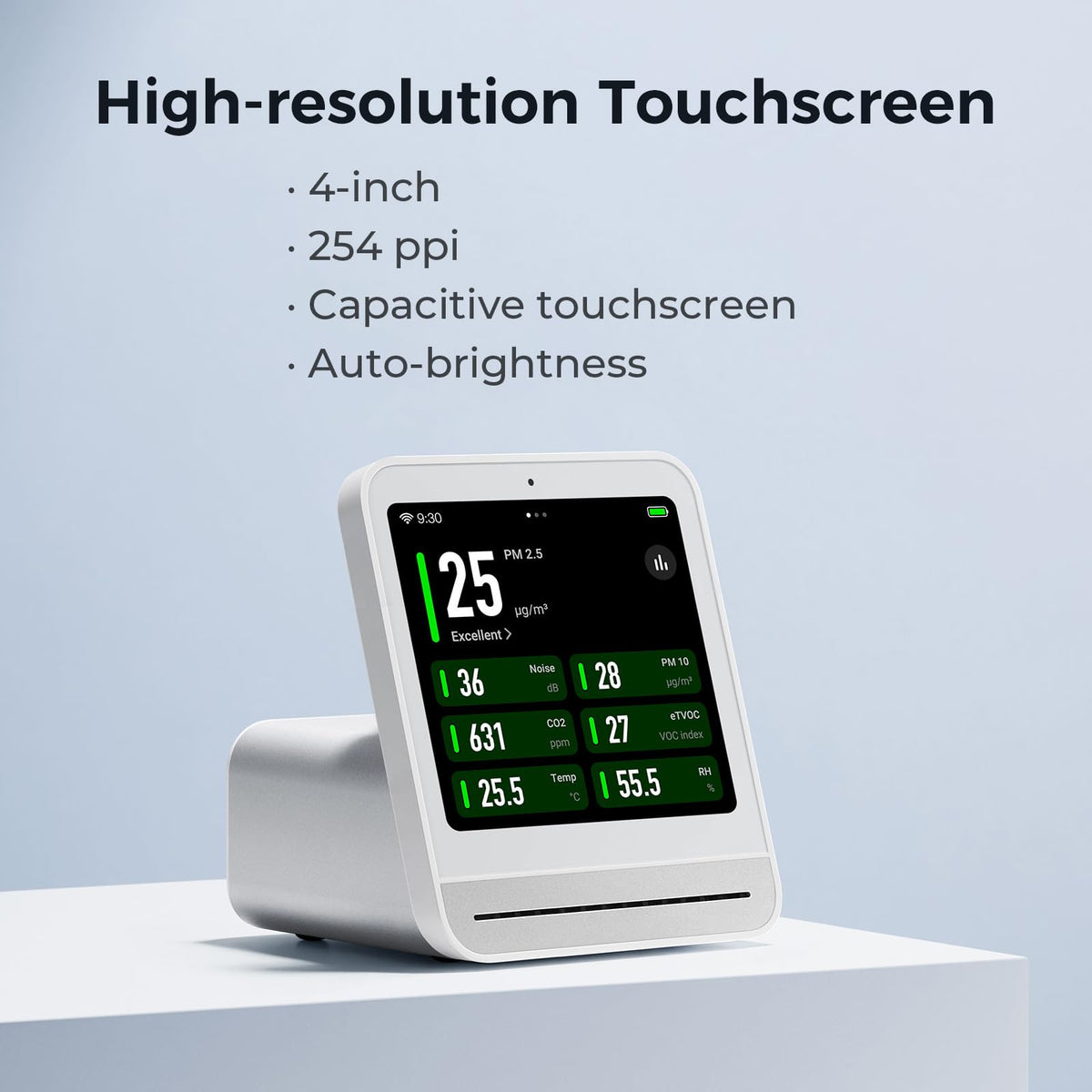 Air Quality Monitor Gen 2 (Black)