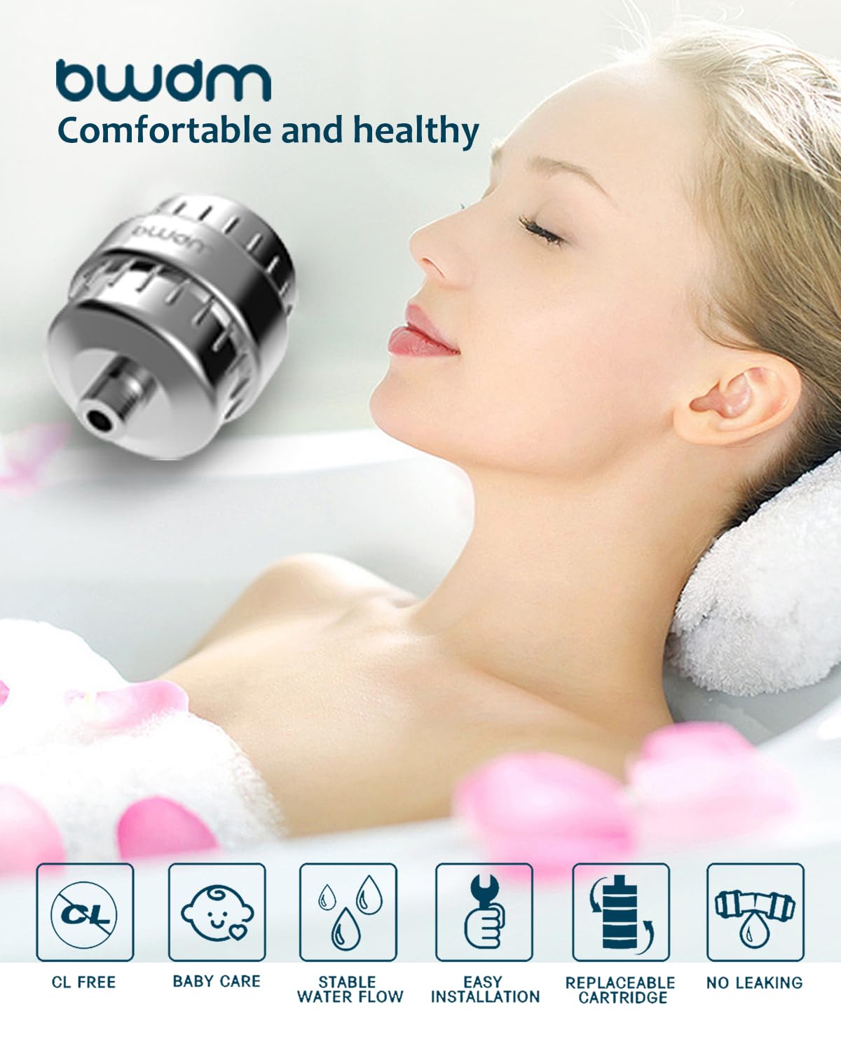 15 Stage Shower Filter (Standard Formula / Chrome)