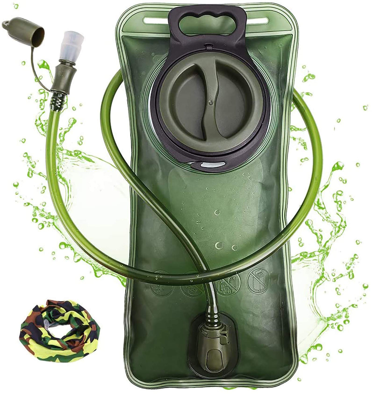 Hydration Bladder (3L Military Green)
