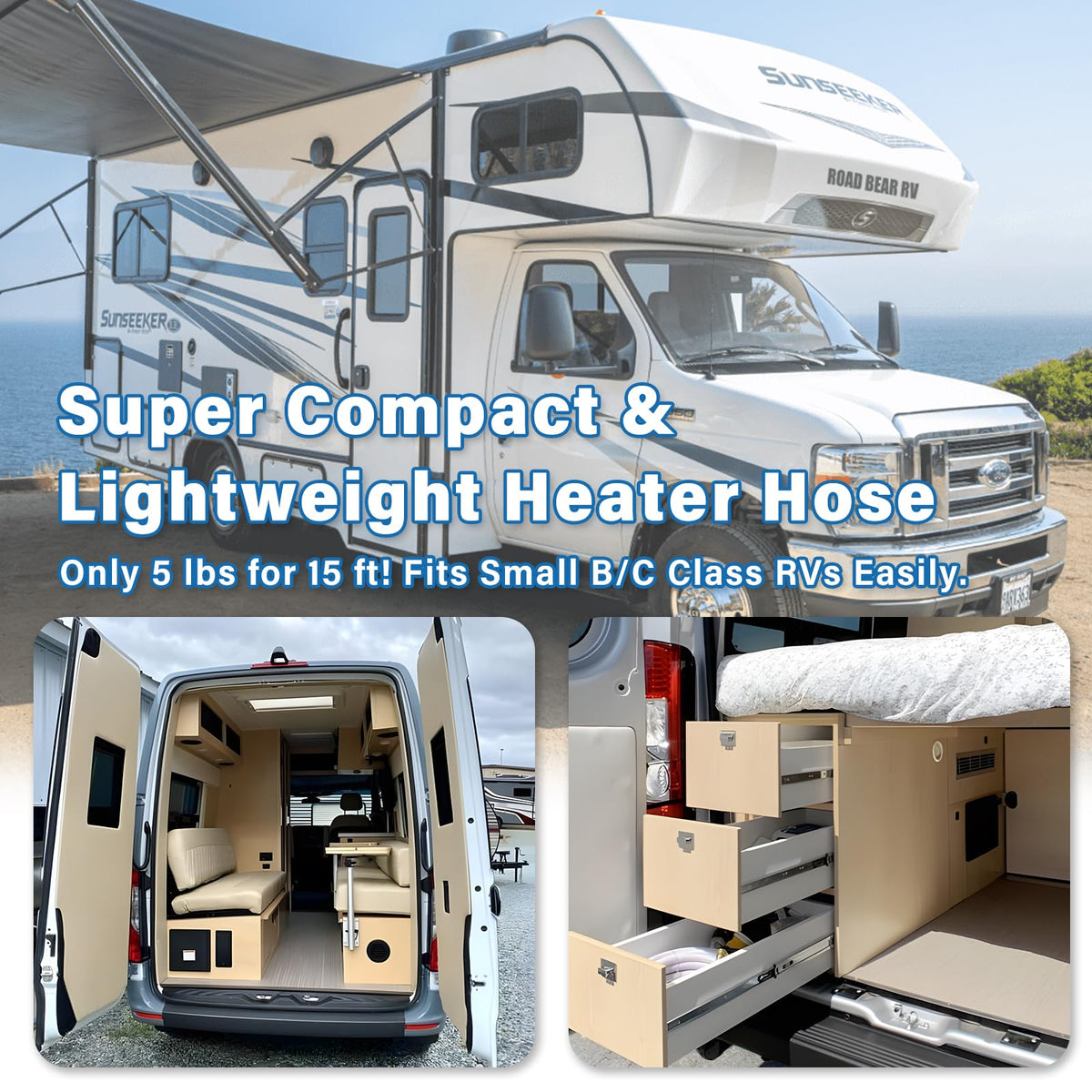 Heated RV Water Hose 30FT (30FT)