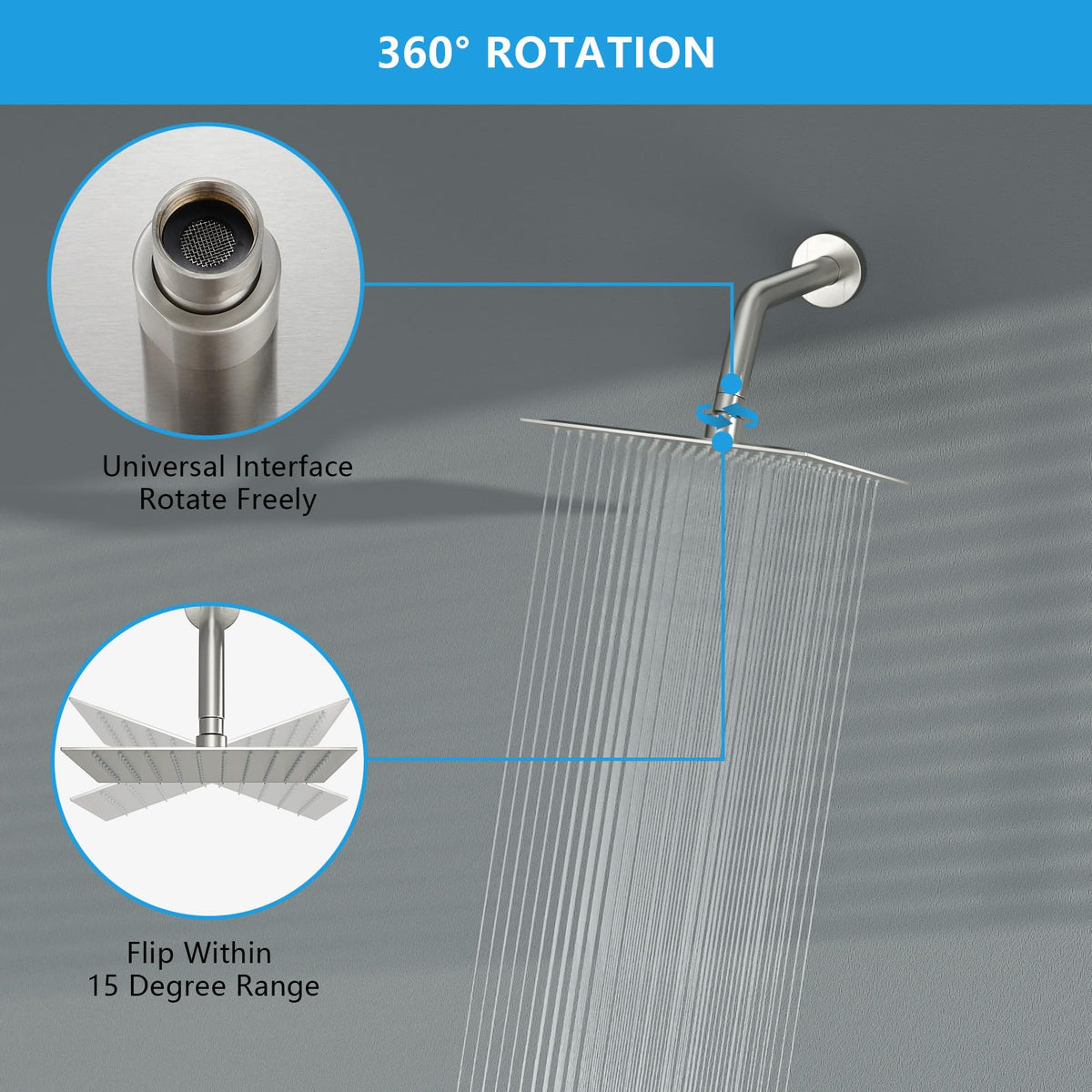 Rain Shower Heads High Pressure