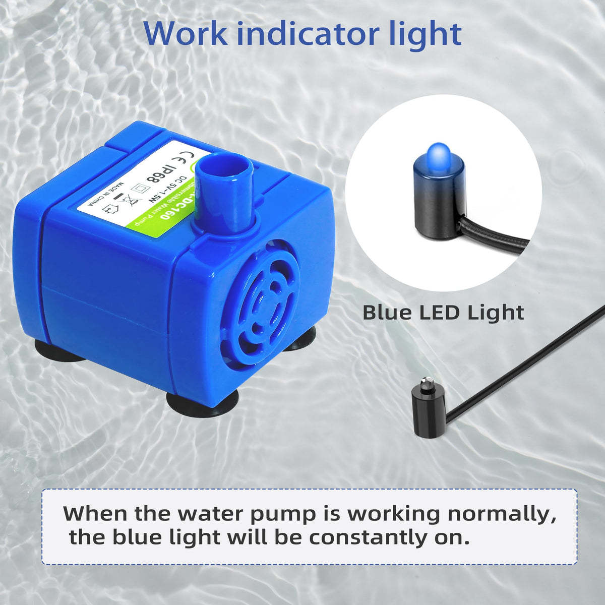 IP68 DR DC160 submersible water pump Cat Water Fountain Pump for Tritone Ceramic