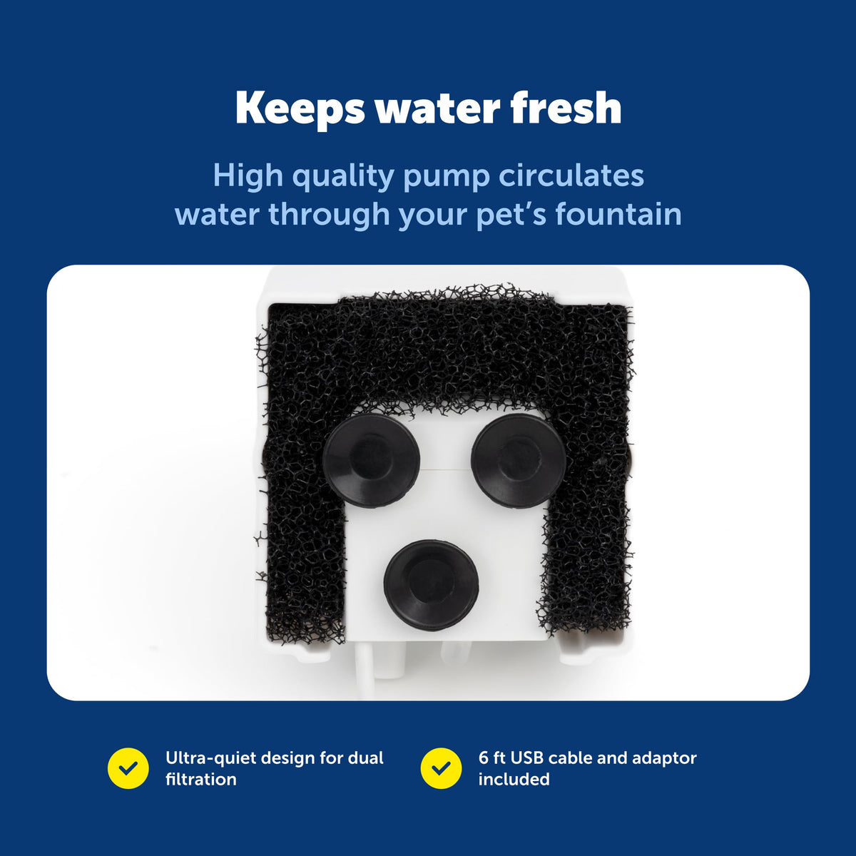 Viva Pet Fountain Replacement Pump (One Size / Replacement Pump)