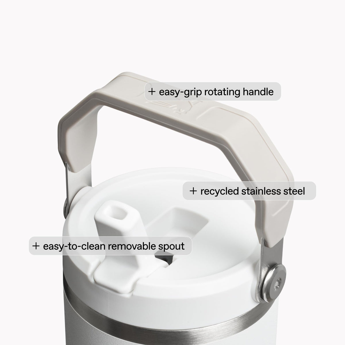 IceFlow 2.0 Flip Straw Tumbler (Toasted Almond / 30 Ounces)