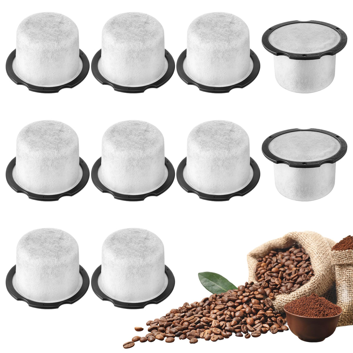10 Pack Coffee Water Filter Compatible with Cafe and GE Profile