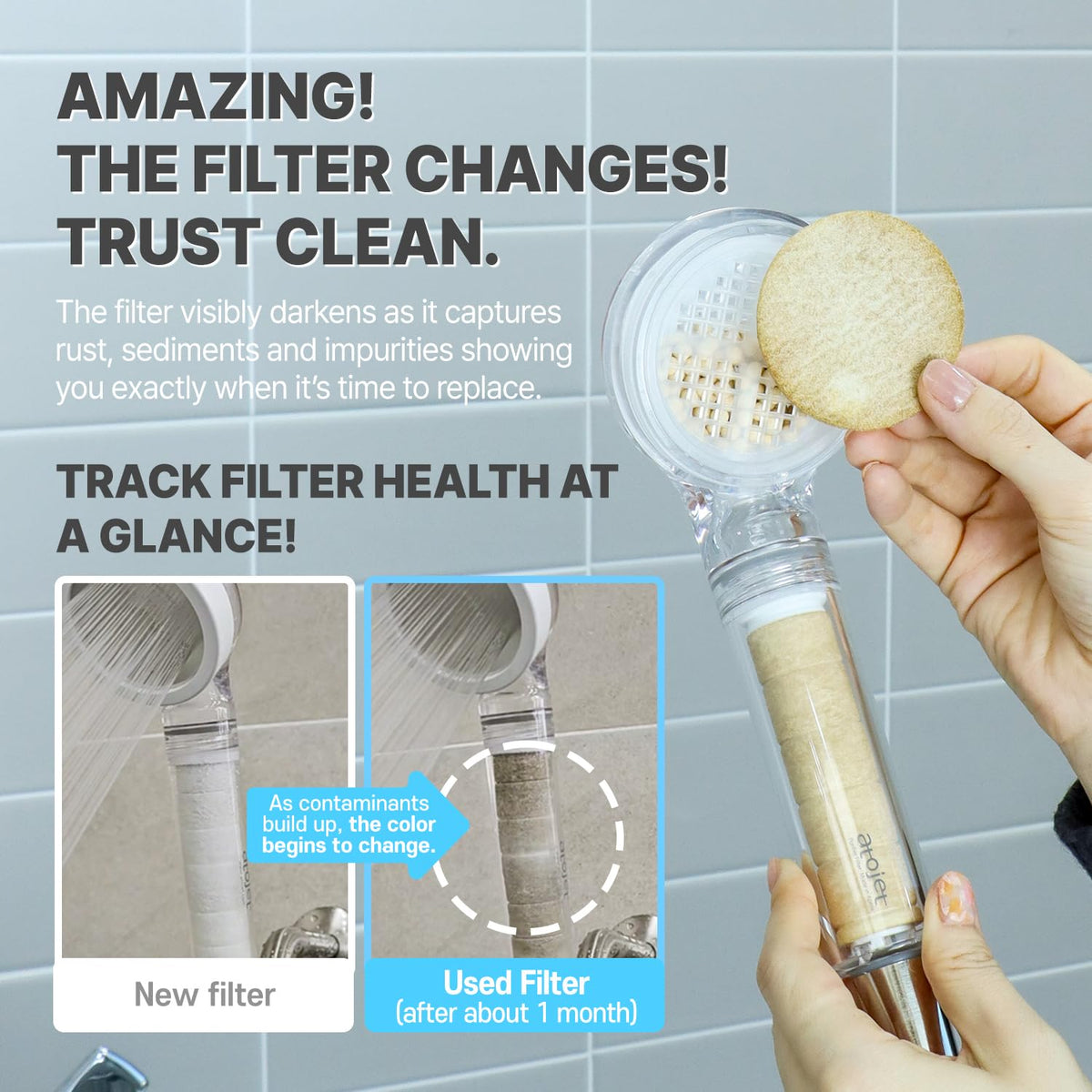 Travel Mini Filtered Shower Set Elevating Korea’s Beauty Legacy (Travel Set)