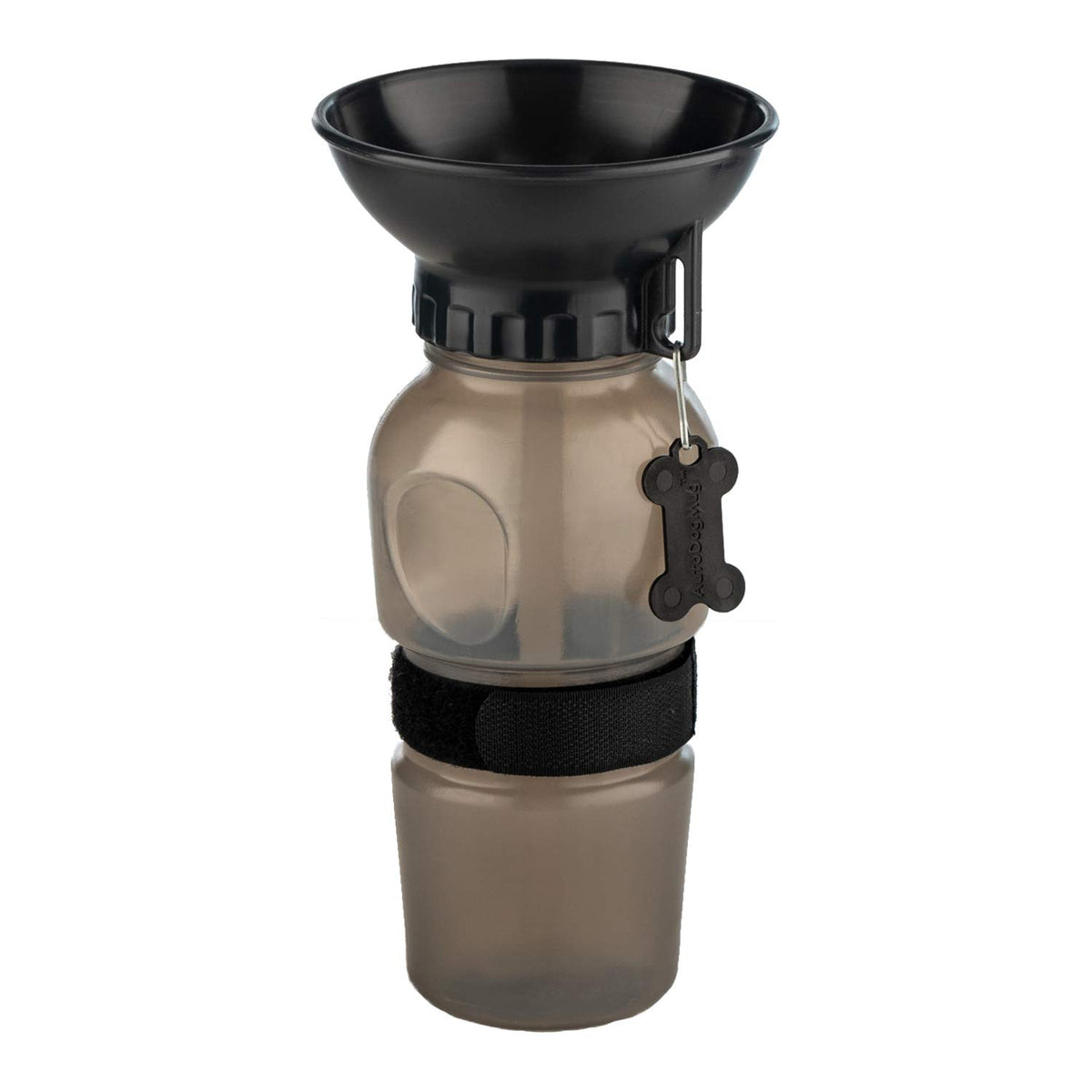 AutoDogMug Dog Water Bottle with Built (Smoke)