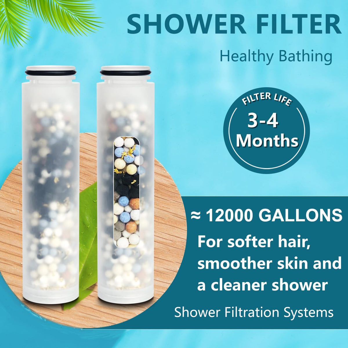 Replacement Shower Filter Cartridge for MakeFit S6526 Filtered Showerhead