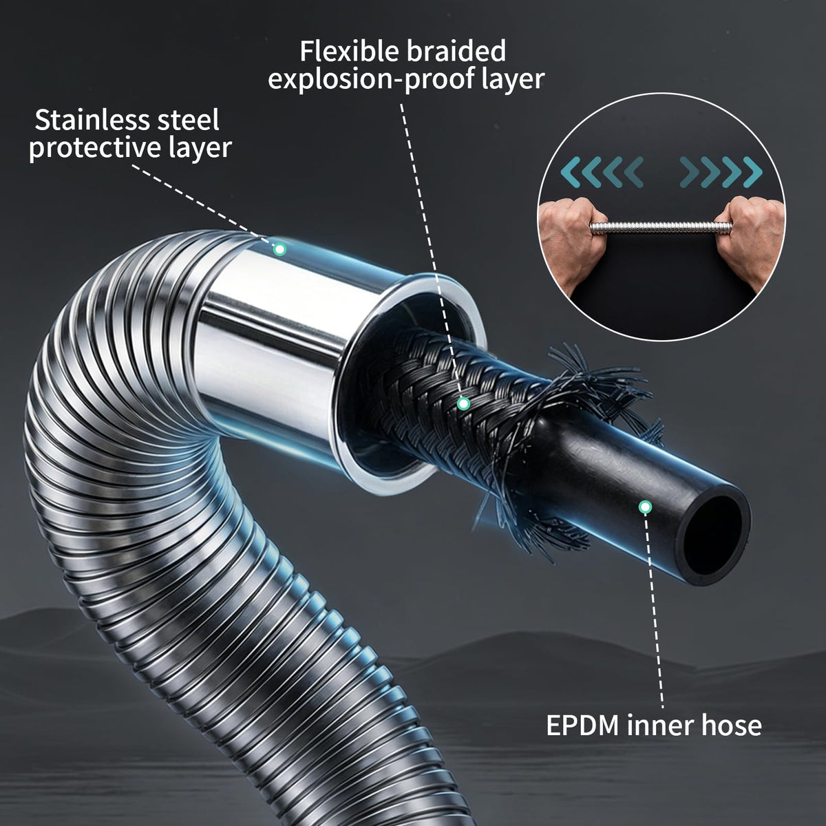 High Pressure Filtered Handheld Shower Head 9 Spray（1 filter） (1.8 Gallon Per Minute+1 Filter / Chrome Silver)