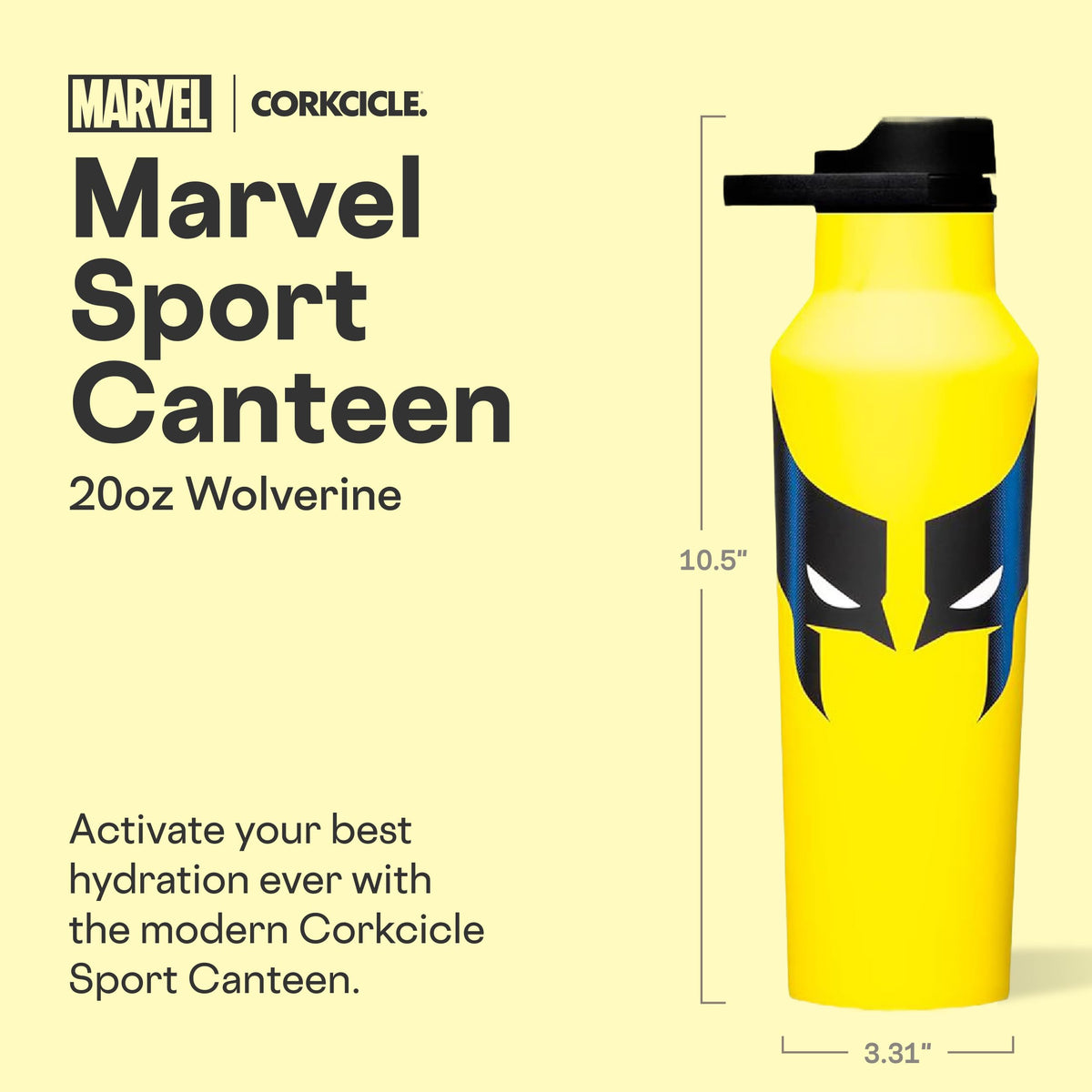 Water Bottle with Spill (Wolverine / 20 Ounce)