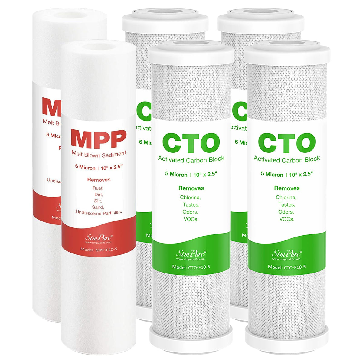 1 3 Stage Reverse Osmosis Water Filter Replacement Set (1 Year Set)