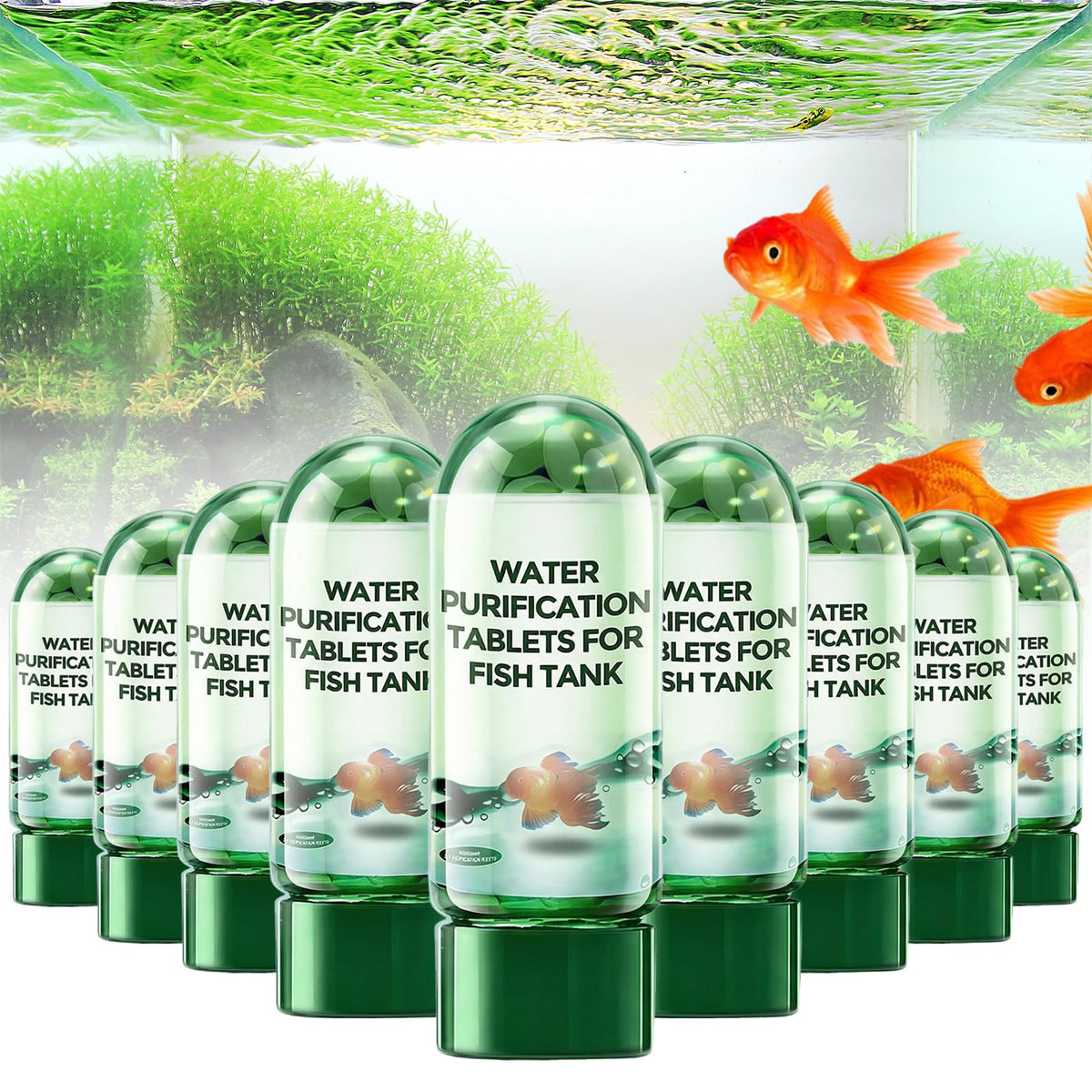 Water Purification Tablets for Fish Tank (9pcs)