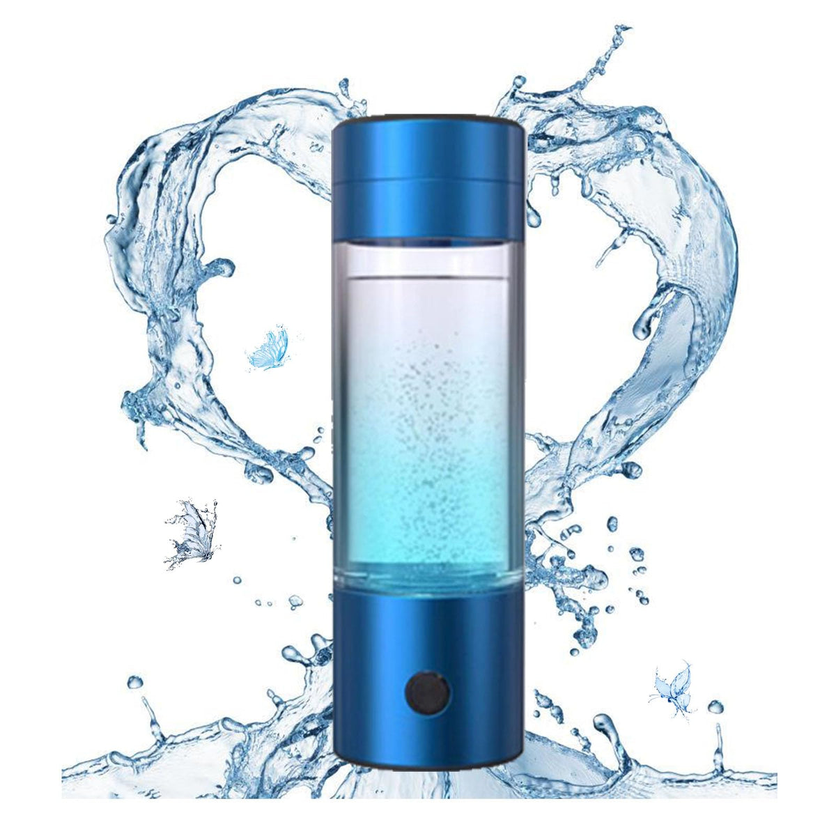 Ion Bottles Hydrogen Water Ionizer (Blue)