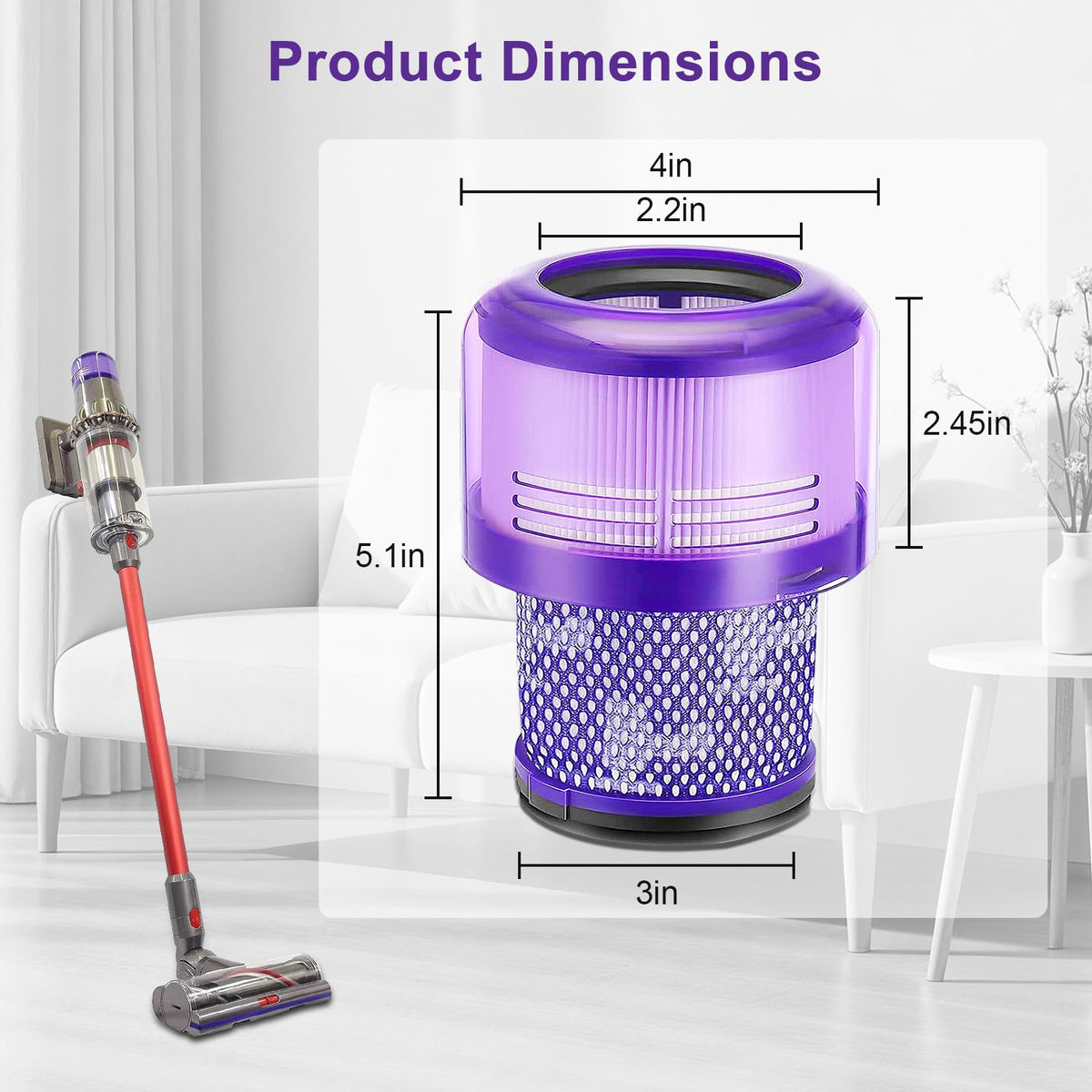 Replacement Filter for Dyson V11 Outsize (V11 Outsize / 3P)