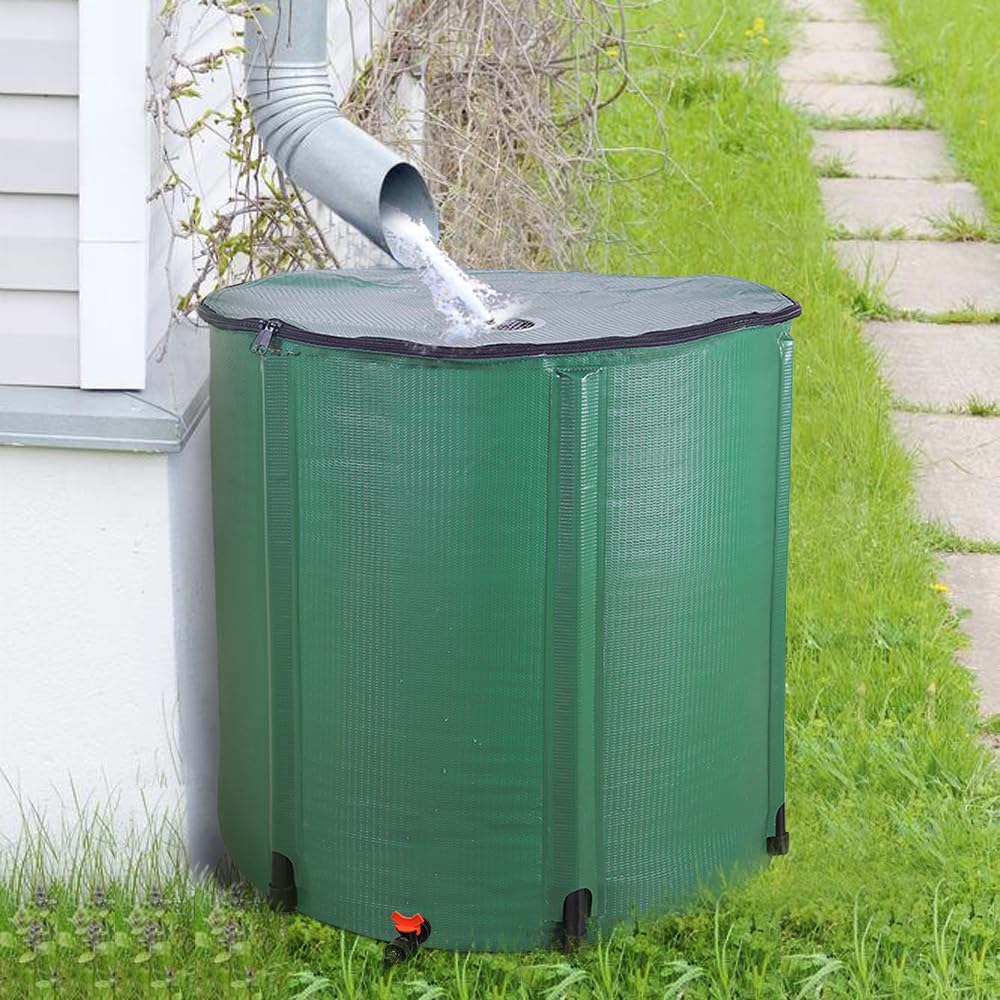 200 Gallon Collapsible Rain Barrel (200 Gallon / Green)