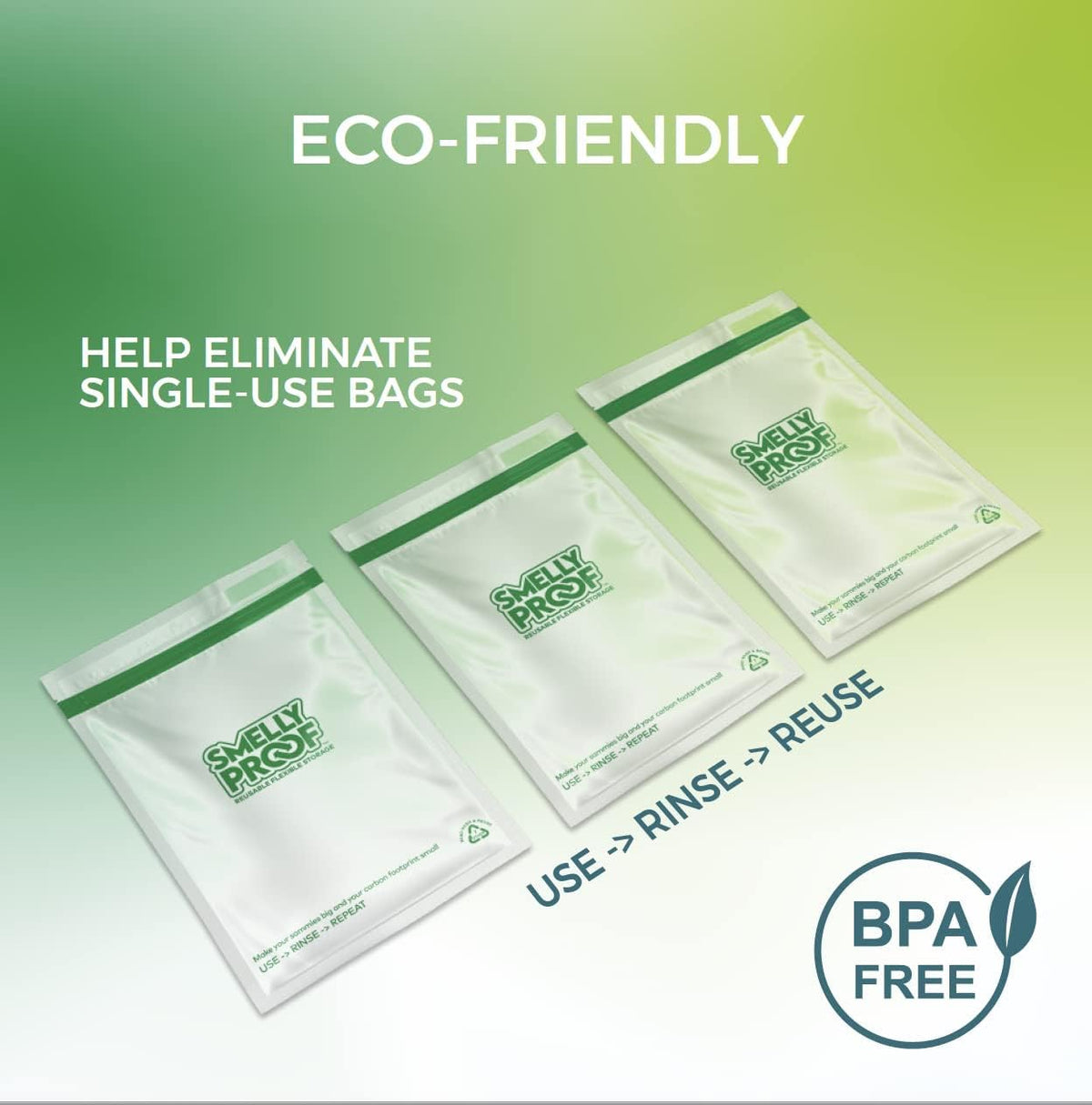 Reusable Food Storage Bags (15 Bags)
