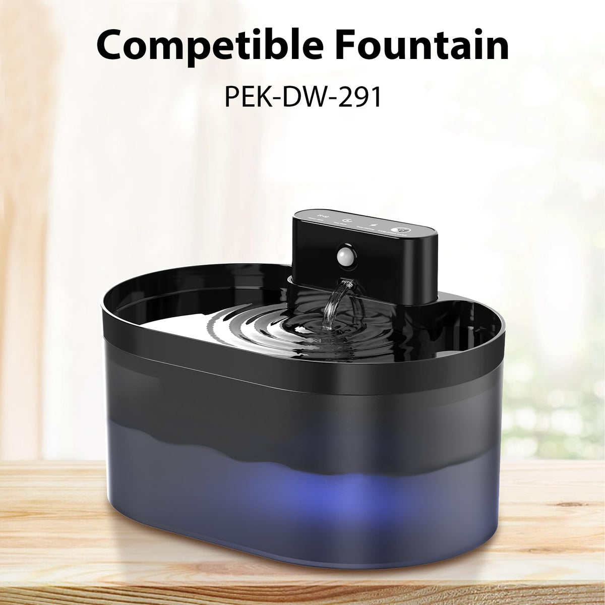 Cat Water Fountain Replacement Filters for 2.2L