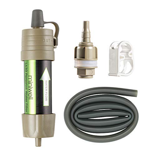 Gravity Water Filter Straw (Water Filter with Bucket Connector)