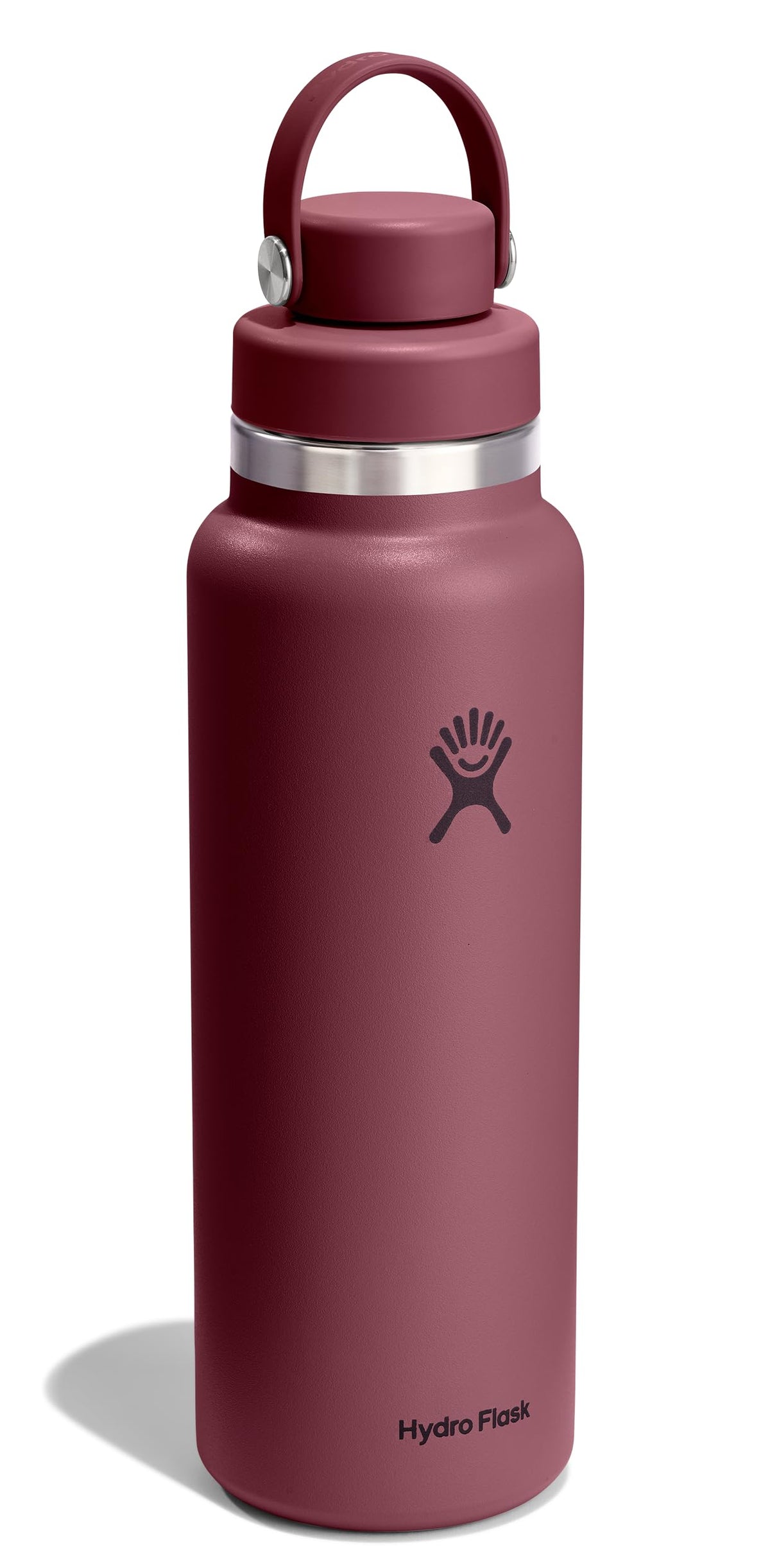 Water Bottle Insulated Stainless Steel (40 Ounces / Burgundy)
