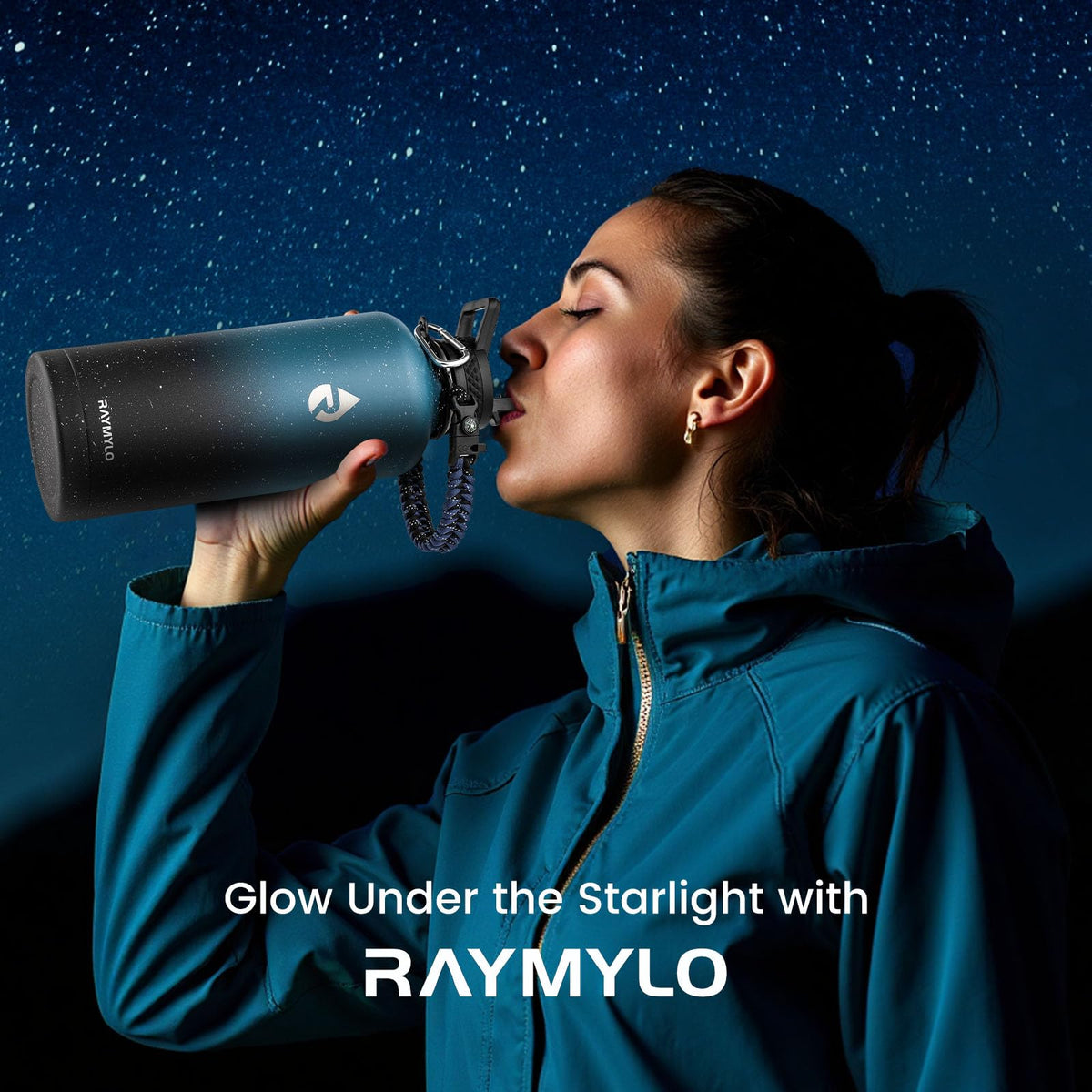 Insulated Water Bottle 87 oz (Starry Indigo Black Gradient / 87 Ounces)
