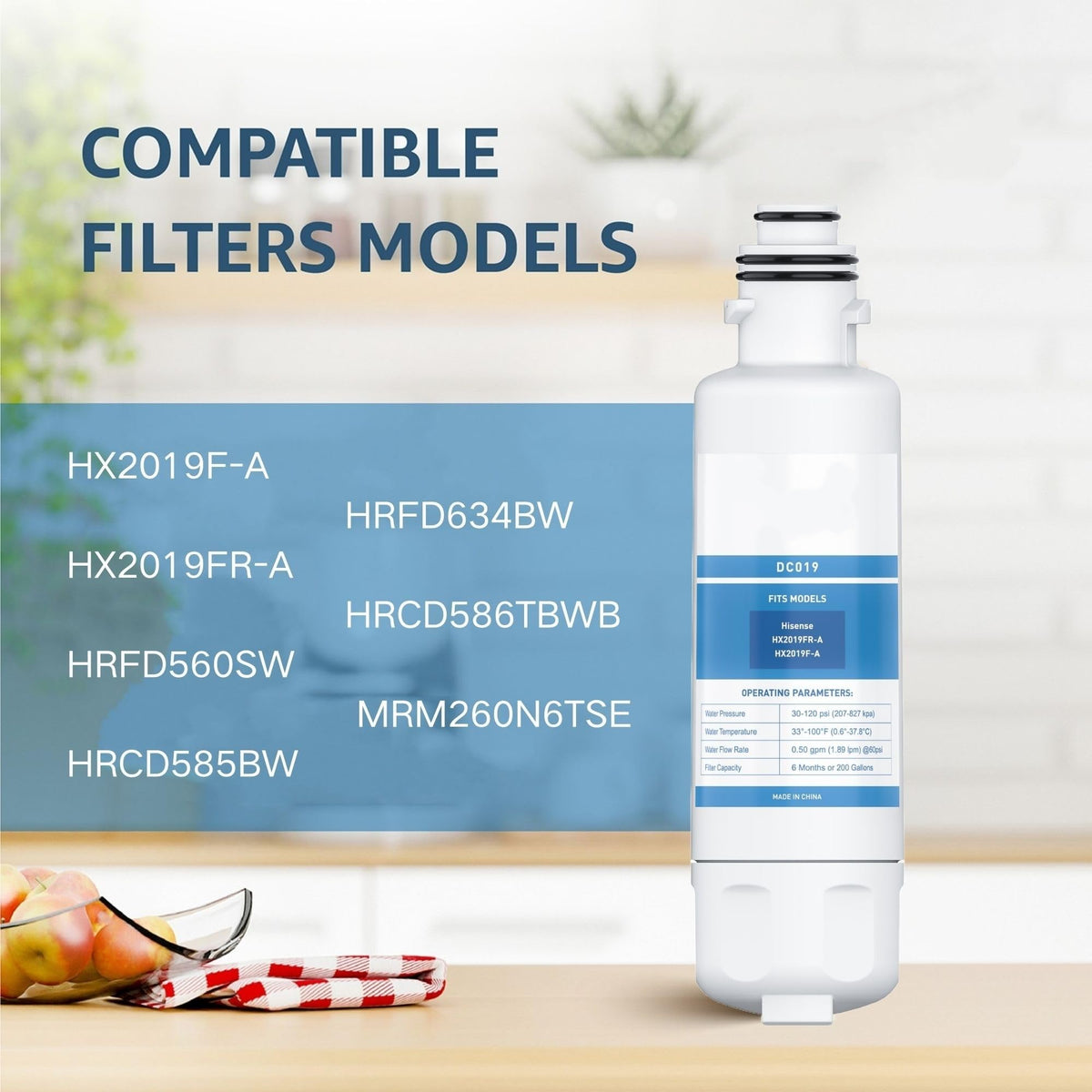 HX2019FR-A, HX2019F-A Water Replacement, 2 PCS