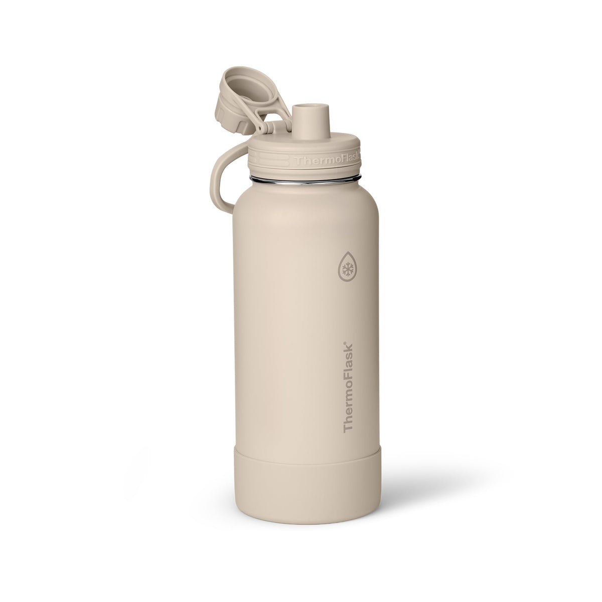 Insulated Water Bottles (32 Ounces / Black / Sand)