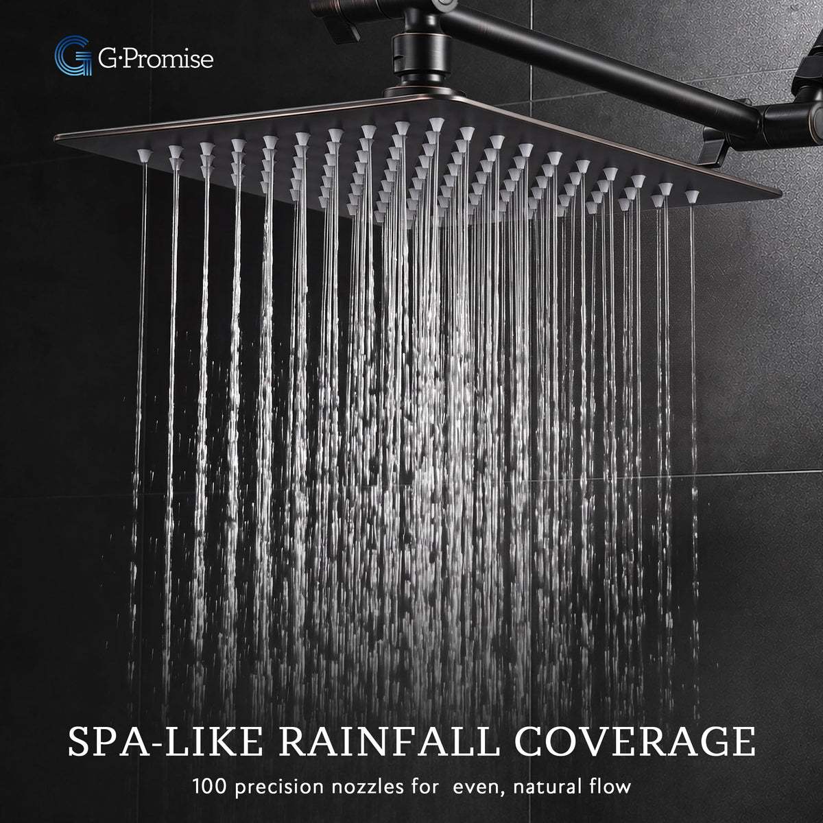 All Metal 8" Rain Shower Head with Handheld for Bathroom Upgrade (8 Inches / Oil Rubbed Bronze)