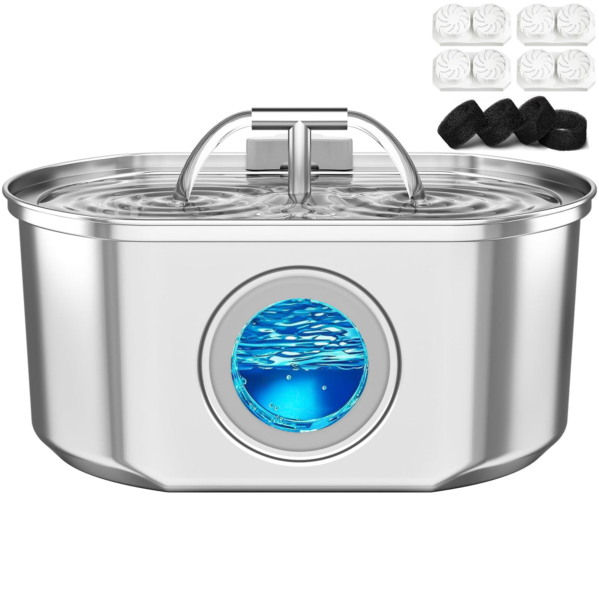 Cat Water Fountain Stainless Steel