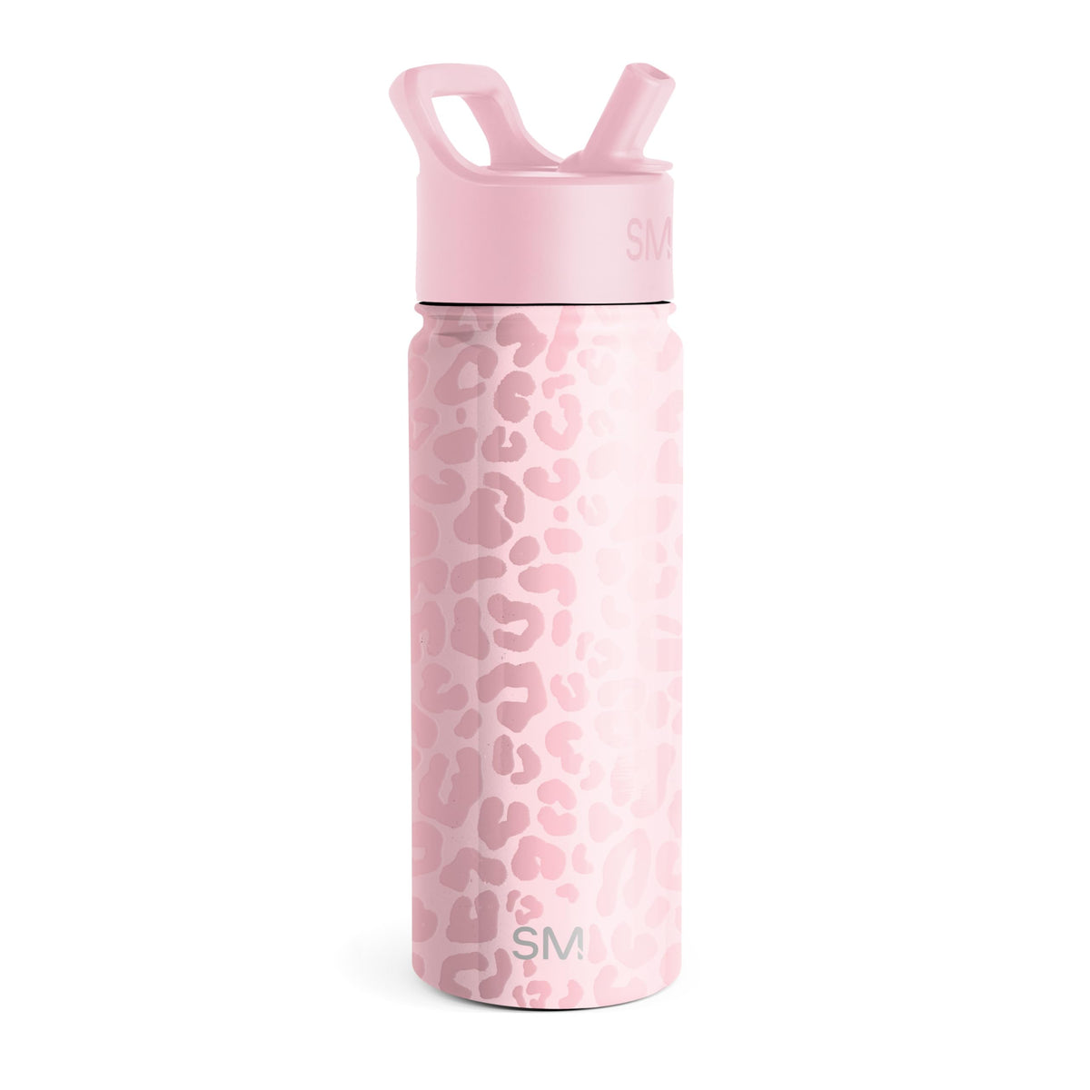 Kids Summit Water Bottle with Straw Lid (20 Ounces / Pattern: Blush Leopard)