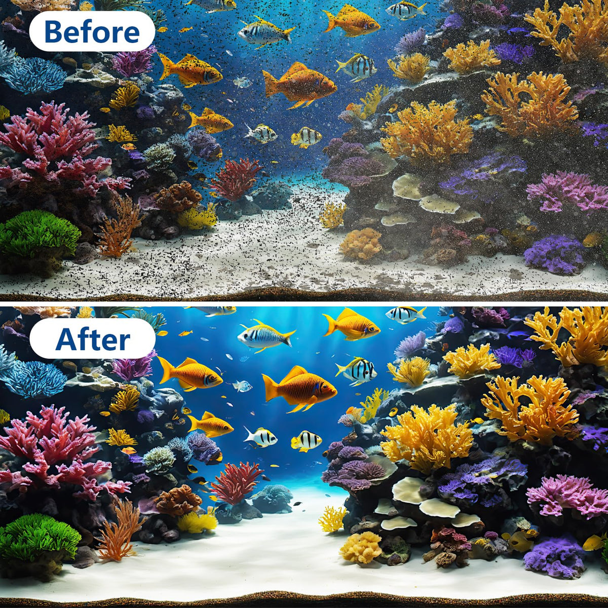 12 PCS Aquarium Filter Cartridge Filters (12 PACK)