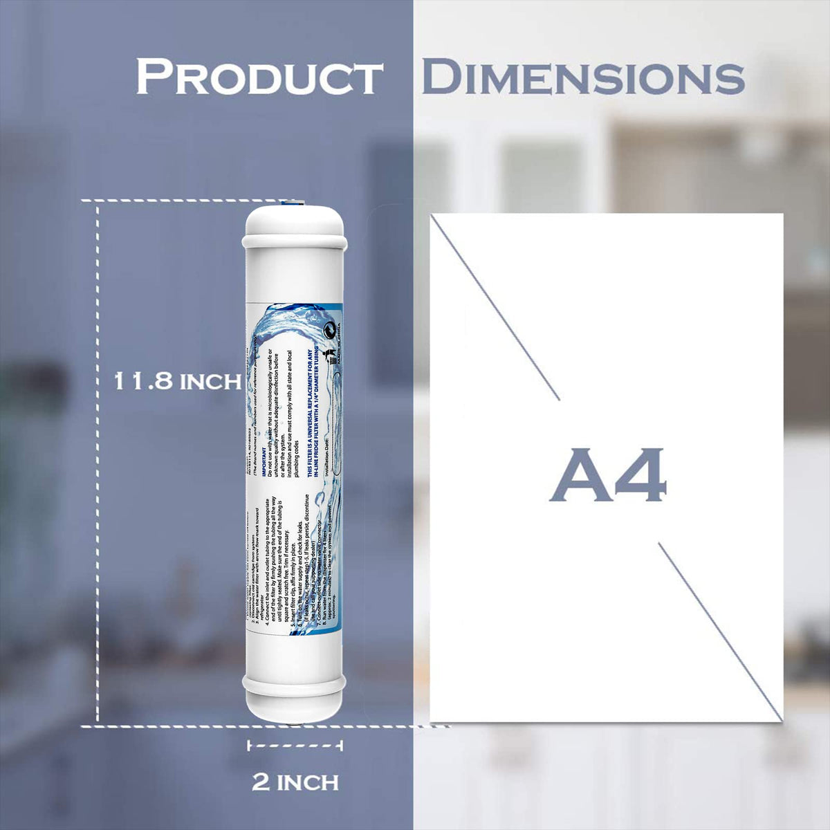 2 Pack Inline Water Filter 1