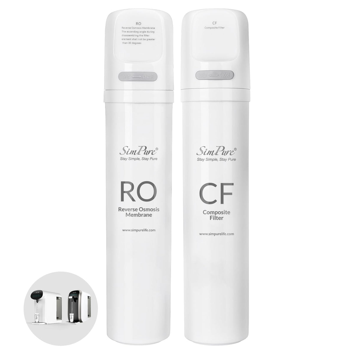 Original SimPure Y7P Series CF+RO Filter Replacement Cartridge (Y7/Y7P-CF+RO-Filter)