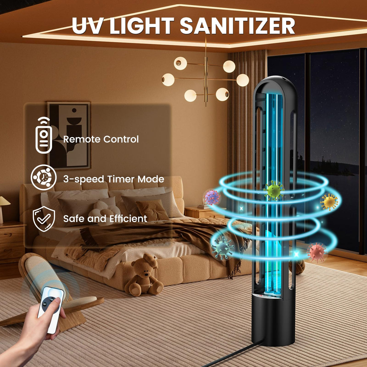 UV Light Sanitizer (Round - 1 Pack)