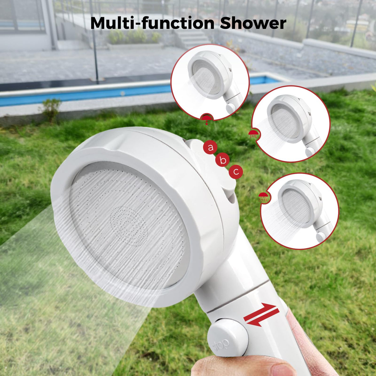 CAMPLUX Portable Propane Water Heater 2.64GPM