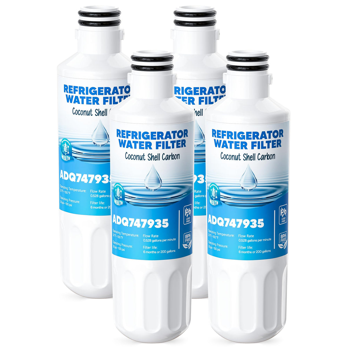 ADQ747935 Water Filter Replacement for LG ThinQ Lt1000P