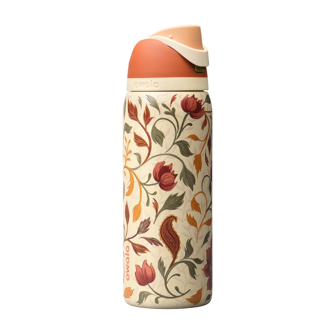 FreeSip Stainless Steel Water Bottle 32 oz Woodland Boho (Woodland Boho / 32 Ounces)