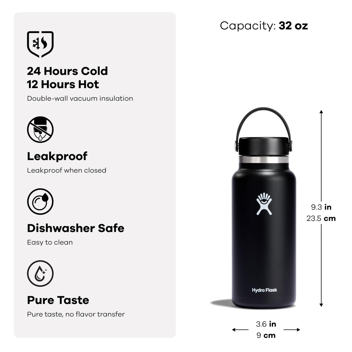 Water Bottle Insulated Stainless Steel (Beachplum Purple)