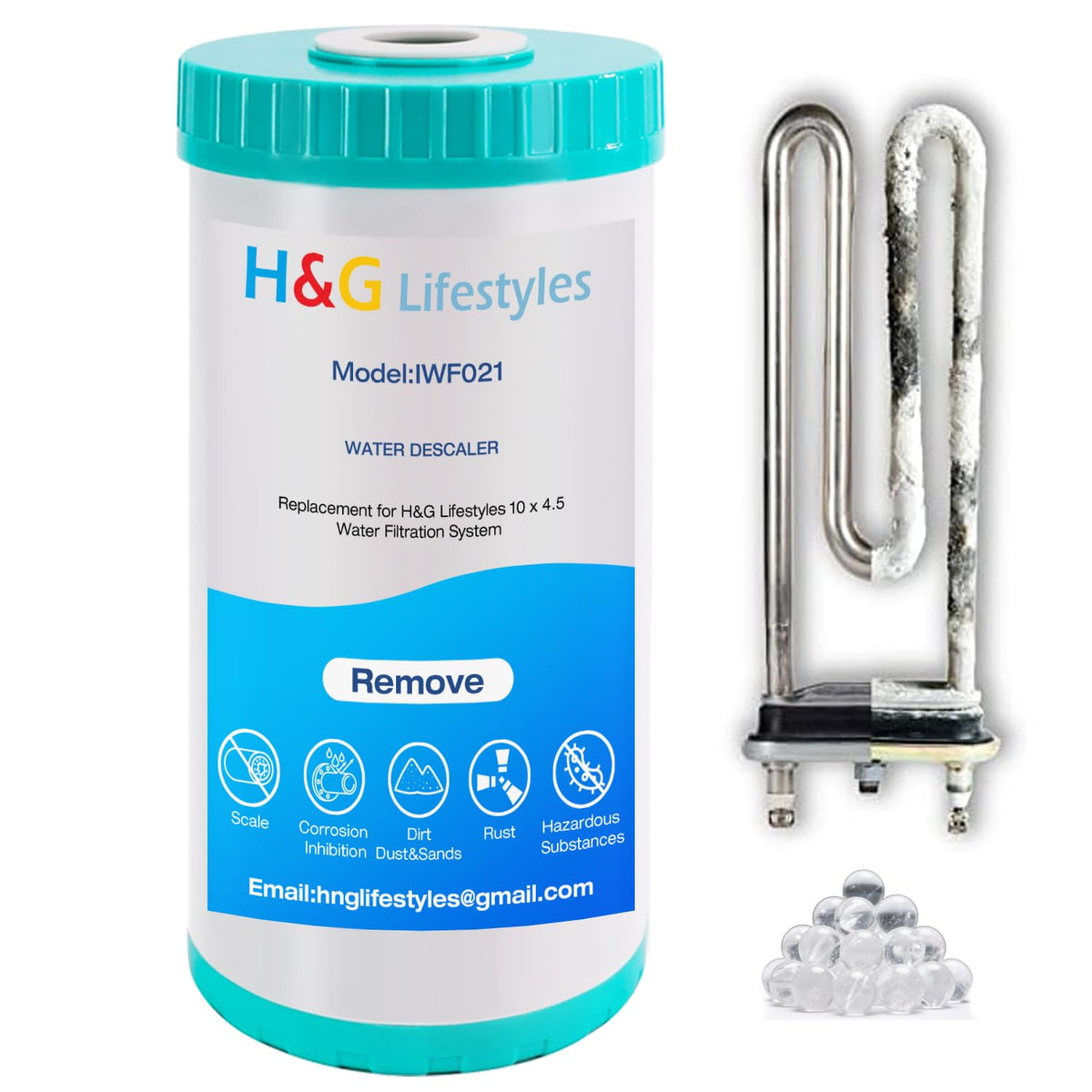 10" x 4.5 Water Descaler (60,000 Gallons)