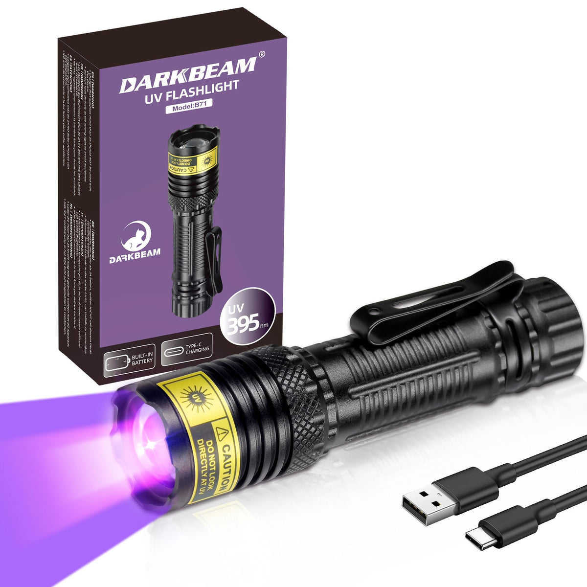 UV Flashlight 395nm Black Light