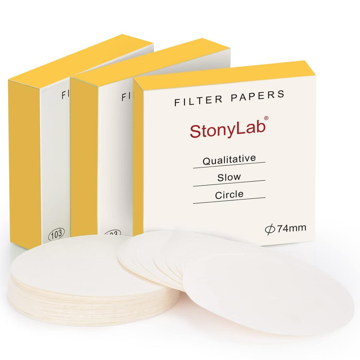 Qualitative Filter Paper (74 mm (Pack of 3))
