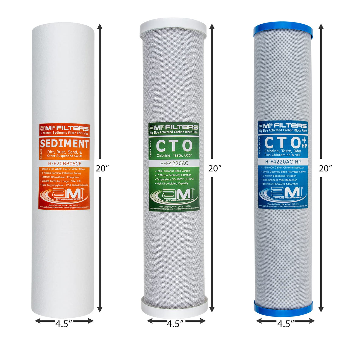 3 Stage Whole (Sediment & Carbon Block Filter Replacement)